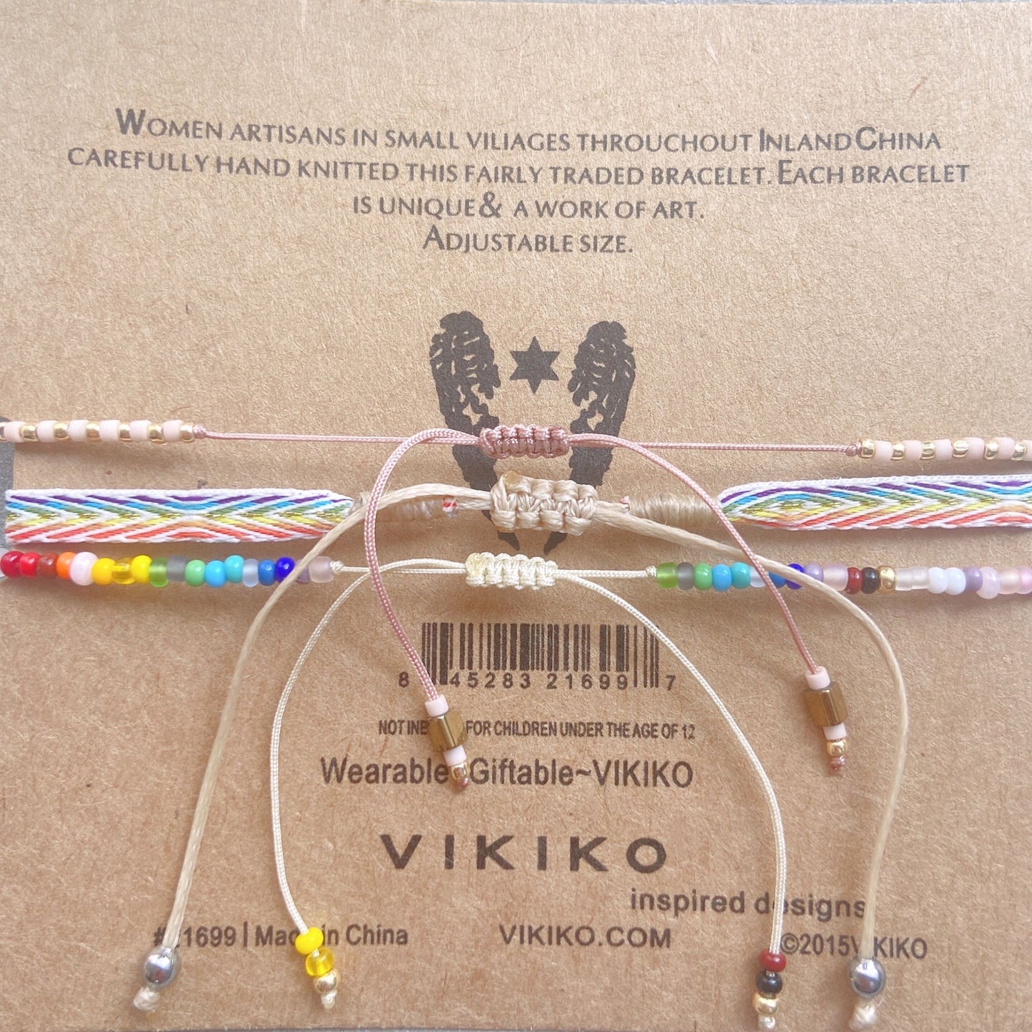 VIKIKO Handmade Japanese Miyuki Beads Rainbow Bracelet