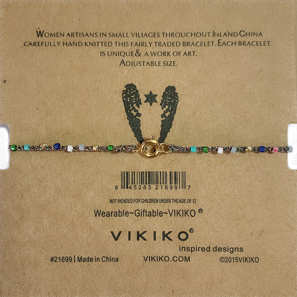 VIKIKO Handwoven Friendship Bracelet for Women Miyuki Natural Stone Mix Beads Bracelets Jewelry Gift