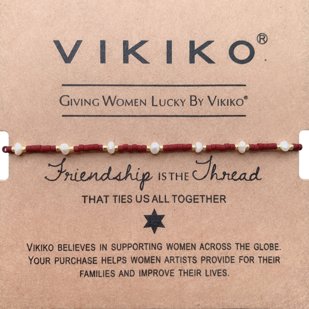 VIKIKO Natural Amethyst Bracelet Jewelry Set Gift for Girl Friend Miyuki Bracelet for Women Dainty Bracelet