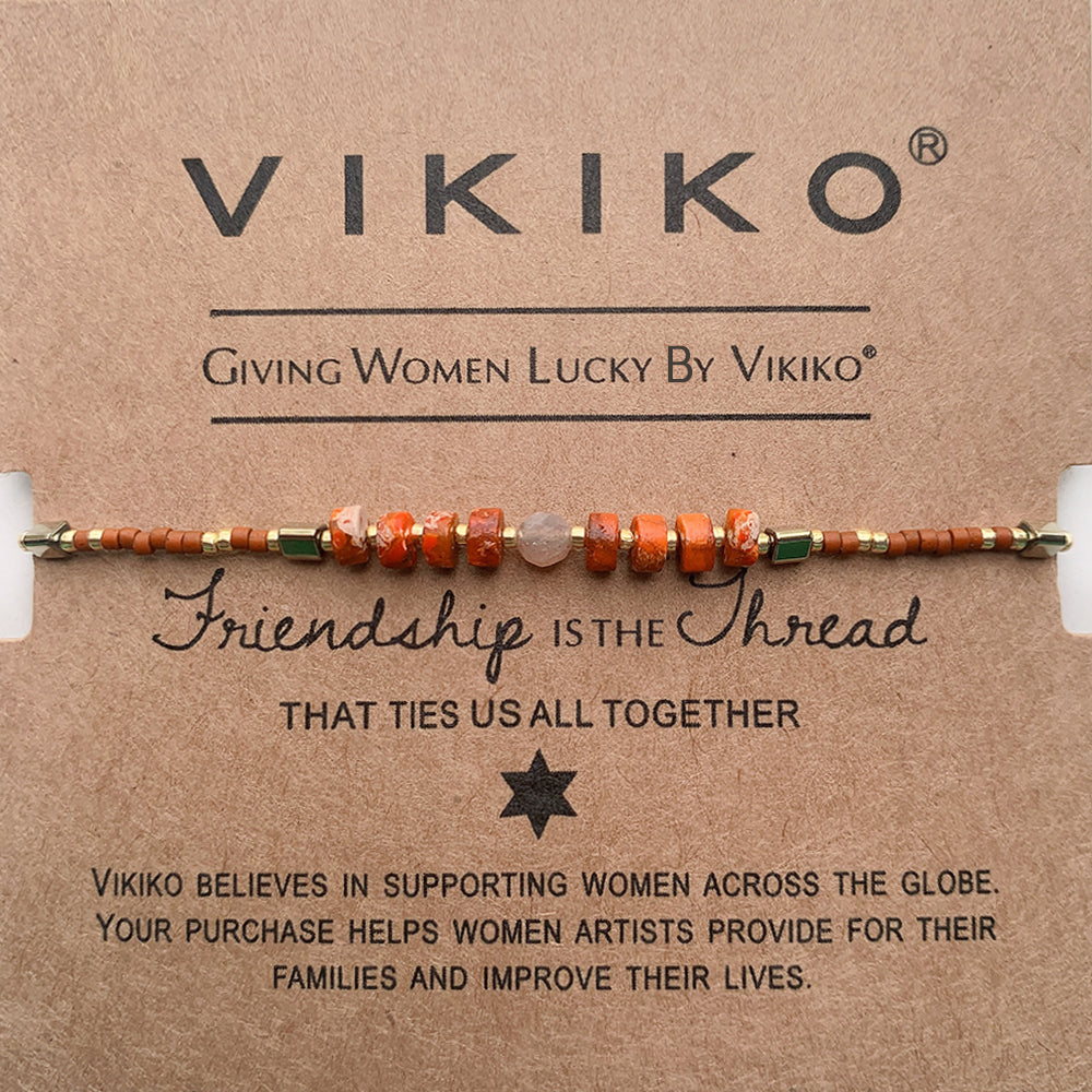 VIKIKO Natural Stone Bracelet Jewelry Gifts for Women Girl Dainty  Bracelet