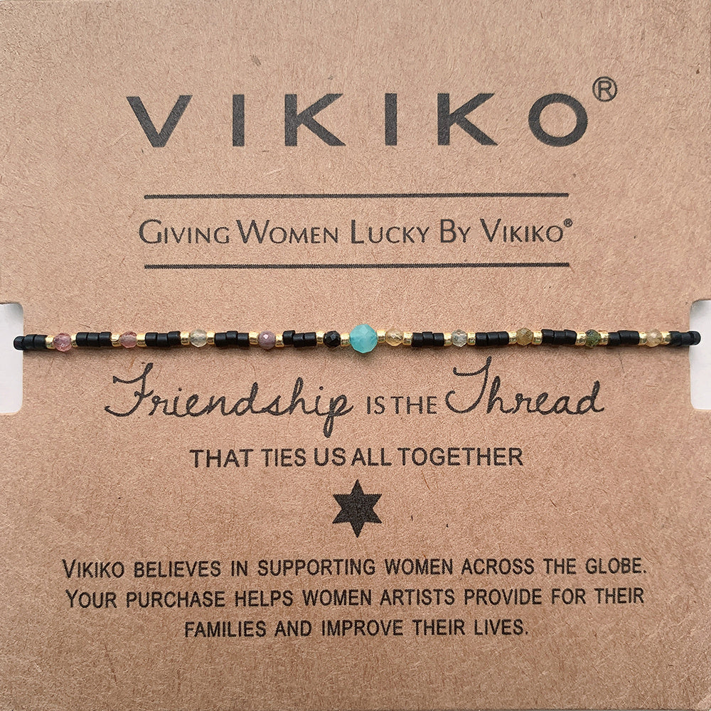 VIKIKO Natural Stone Bracelet Jewelry Miyuki Dainty Bracelet Gift for Her