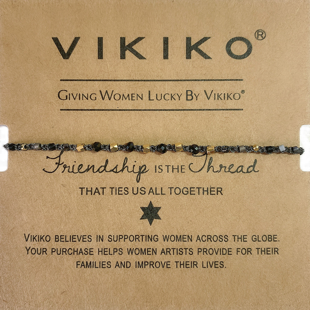 VIKIKO Handwoven Friendship Bracelet for Women Miyuki Natural Stone Mix Beads Bracelets Jewelry Gift