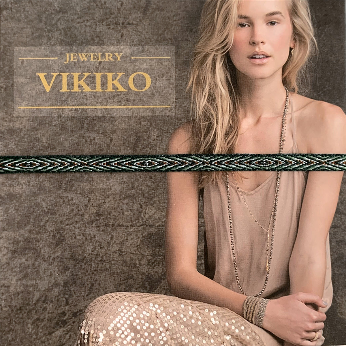 VIKIKO Handmade Slim Braided Bracelet Natural Stone Beads Dainty Bracelet Set Miyuki Jewelry Adjustable Rope Pulseras