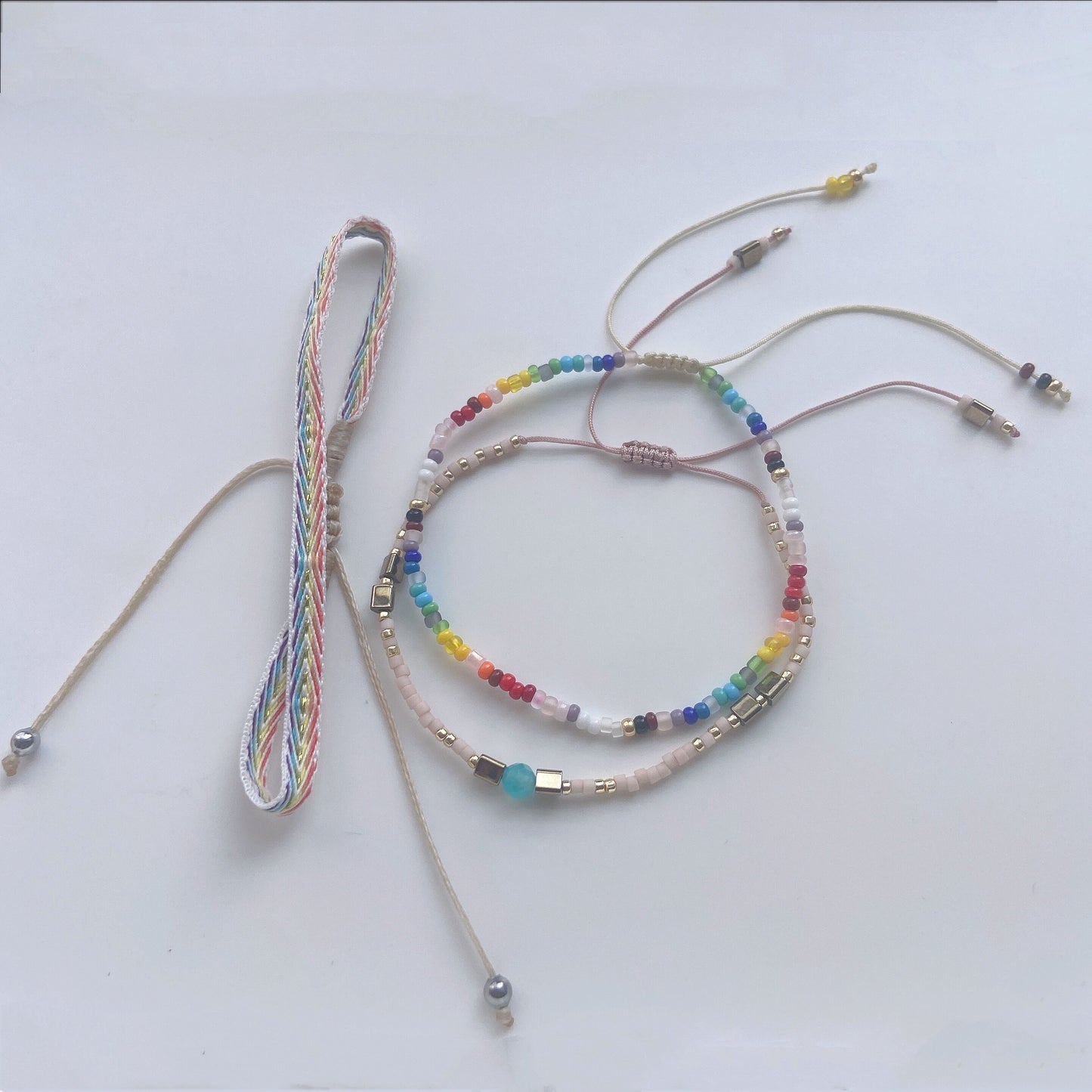 VIKIKO Handmade Japanese Miyuki Beads Rainbow Bracelet