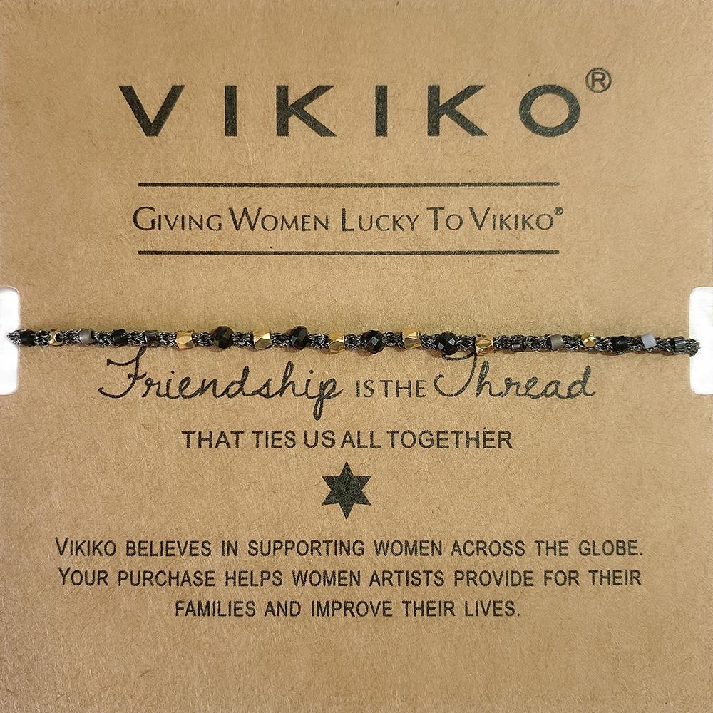 VIKIKO Handwoven Friendship Bracelet for Women Miyuki Natural Stone Mix Beads Bracelets Jewelry Gift