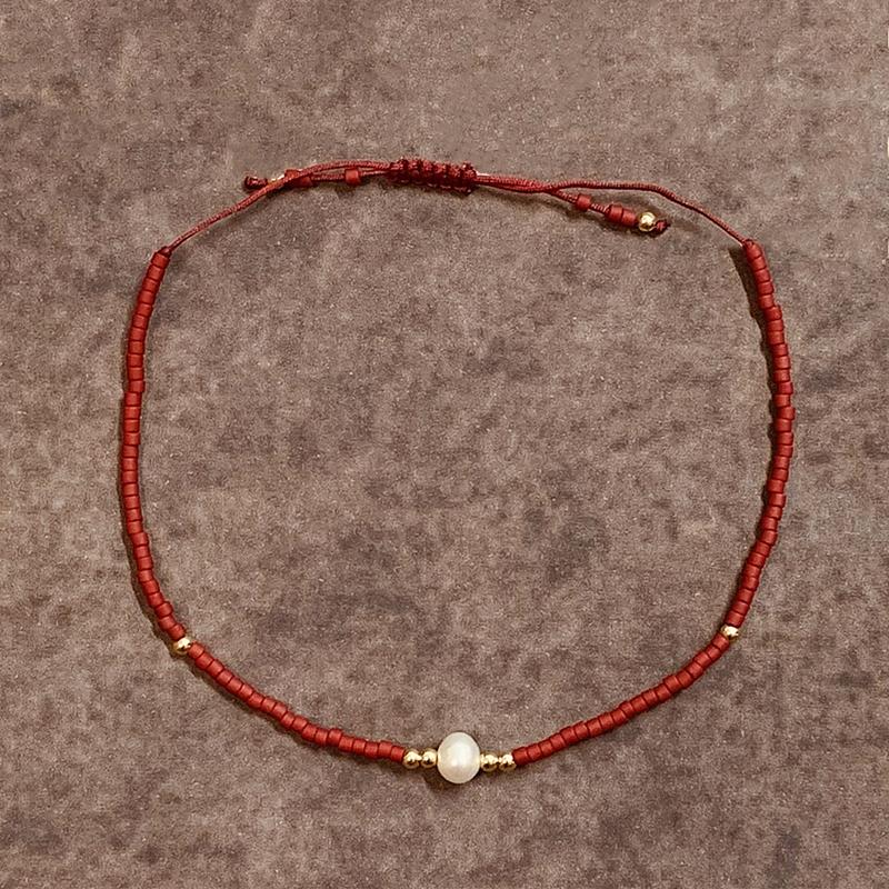 VIKIKO Miyuki Delica Beads Dainty Bracelet Freshwater Pearl Bracelets