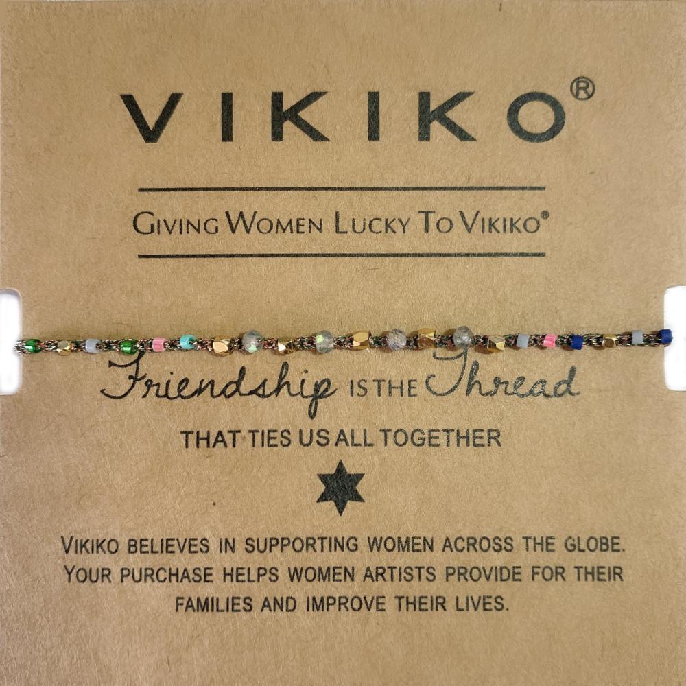 VIKIKO Handwoven Friendship Bracelet for Women Miyuki Natural Stone Mix Beads Bracelets Jewelry Gift
